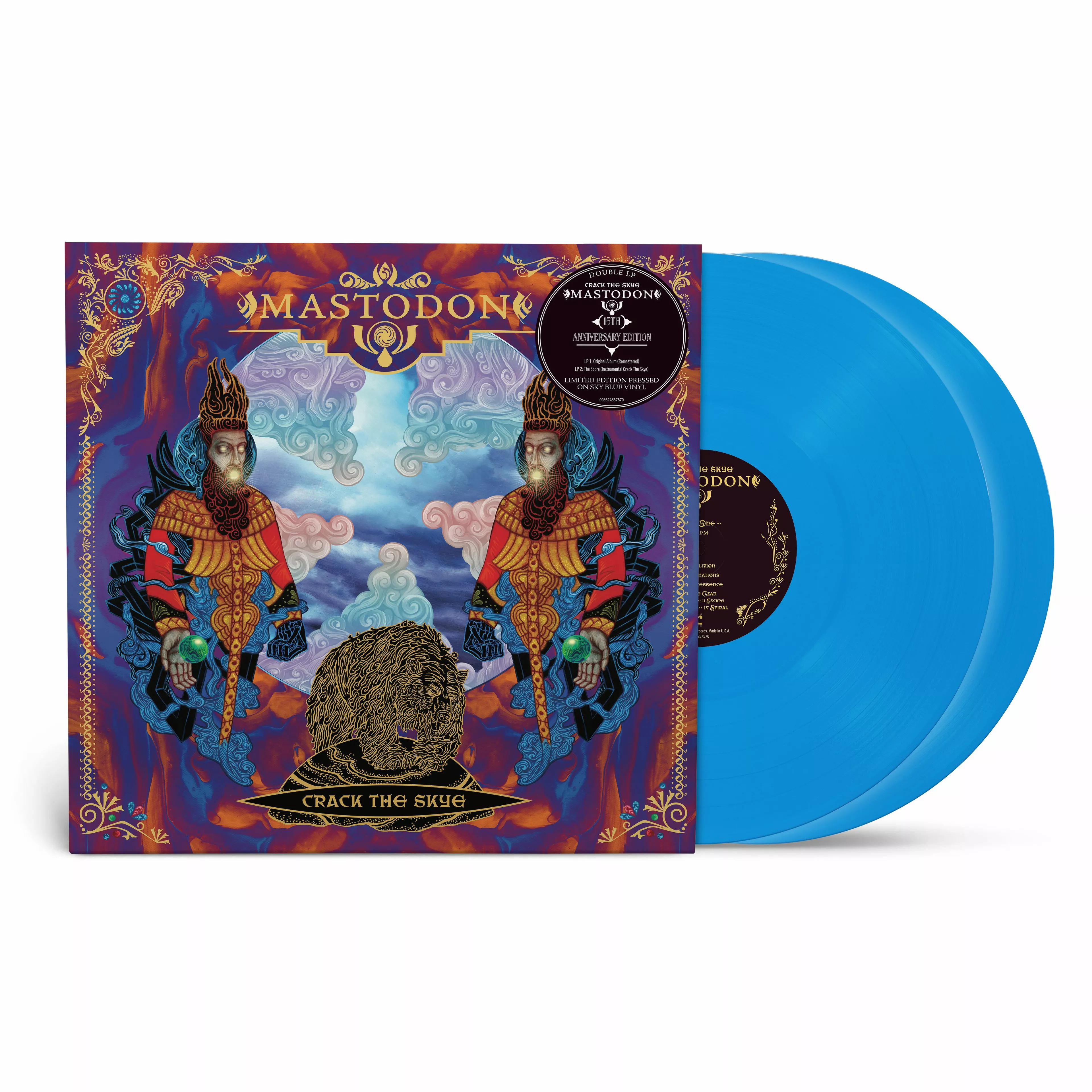 MASTODON - Crack The Skye (15th Anniversary Edition) · SKY BLUE DLP (Progressive Metal Vinyl)