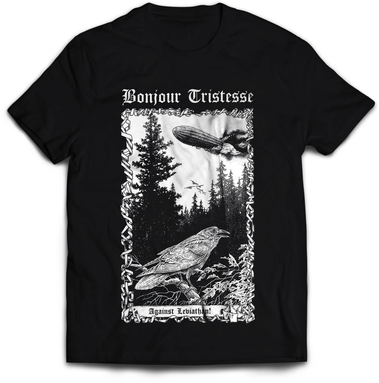 BONJOUR TRISTESSE · Against Leviathan | T-SHIRT (Black Metal Clothes)