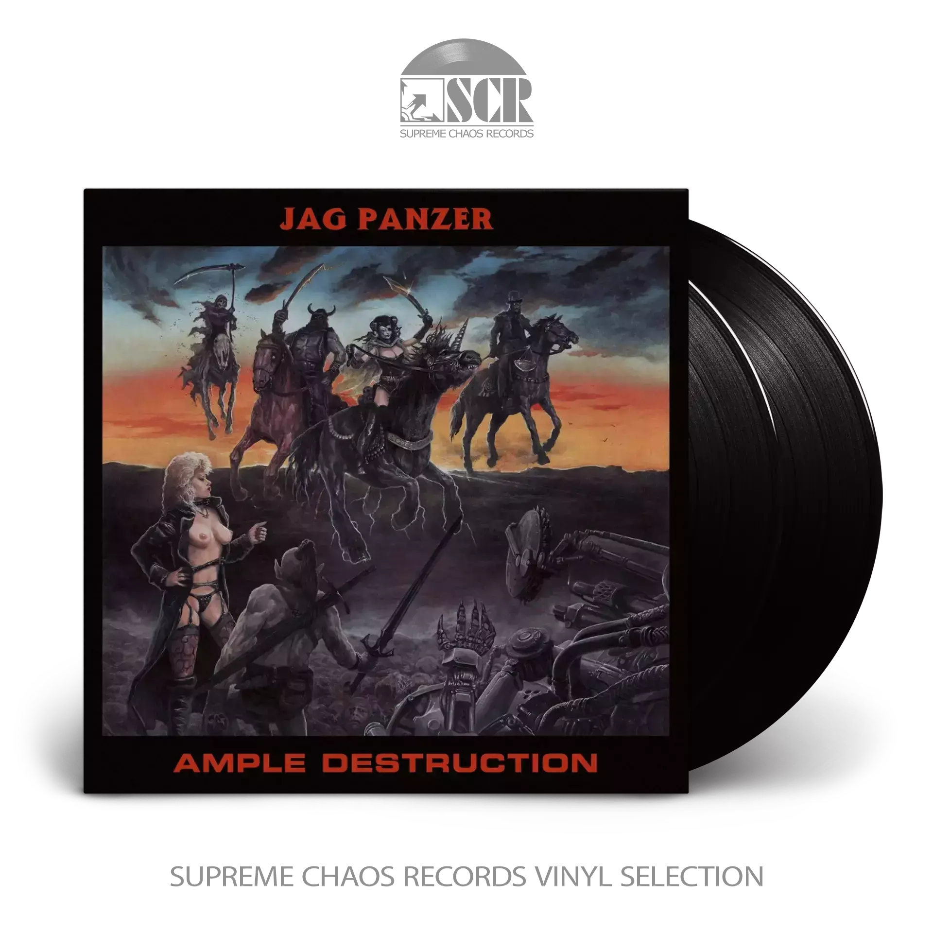 JAG PANZER - Ample Destruction · BLACK DLP (Heavy Metal Vinyl)