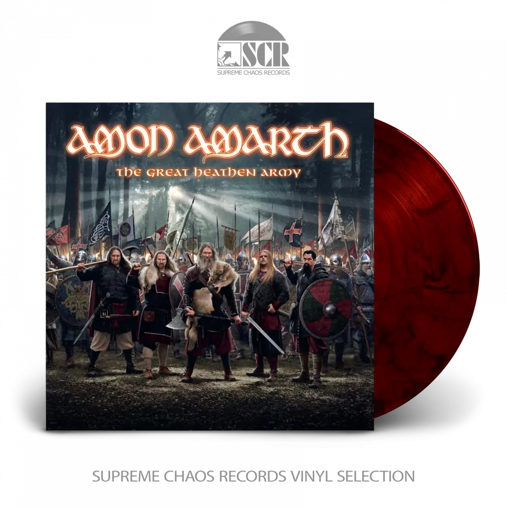 AMON AMARTH - The Great Heathen Army · BLOOD RED LP (Death Metal Vinyl)