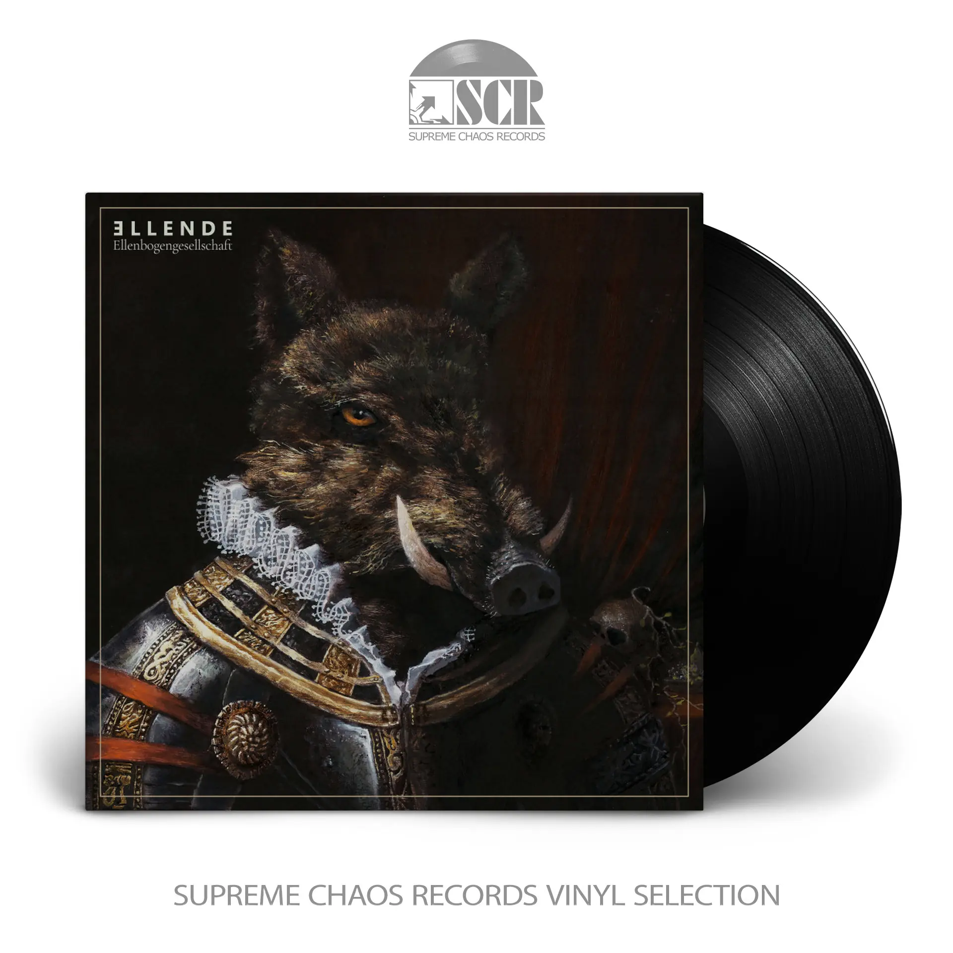 ELLENDE · Ellenbogengesellschaft | BLACK LP ELLENDE · Ellenbogengesellschaft | BLACK LP (Black Metal Vinyl)