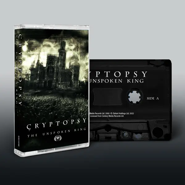 CRYPTOPSY · The Unspoken King | BLACK TAPE CRYPTOPSY · The Unspoken King | BLACK TAPE (Death Metal Tapes)