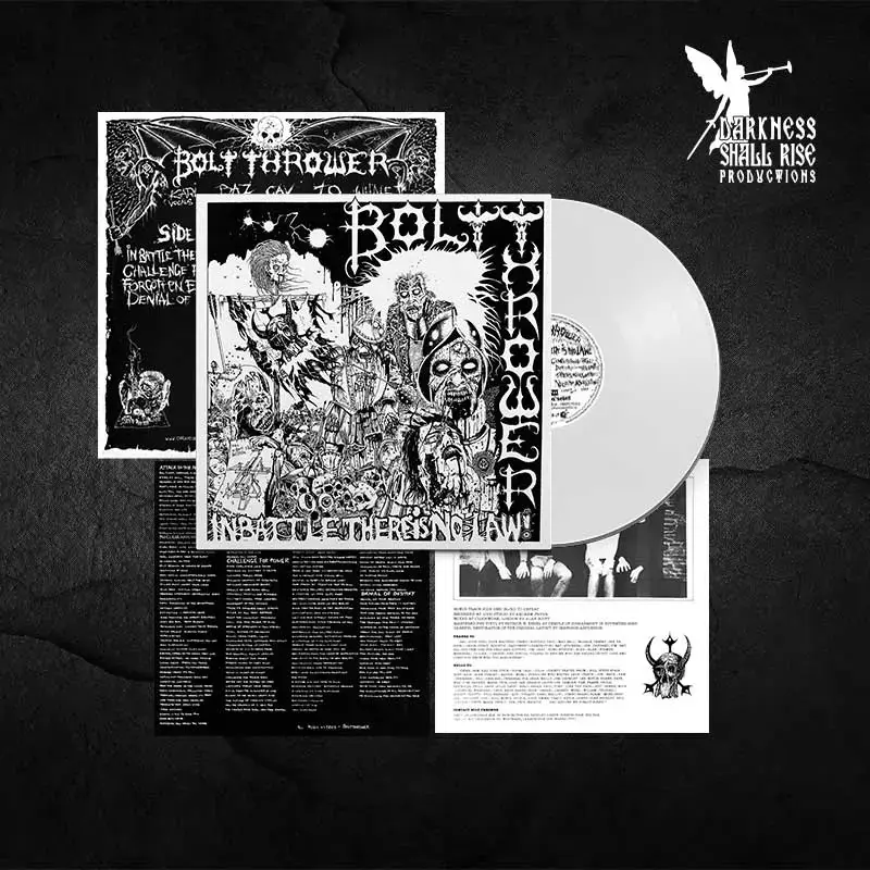 BOLT THROWER - In Battle There Is No Law! (Re-Release) · WHITE LP · Bild 2 BOLT THROWER - In Battle There Is No Law! (Re-Release) · WHITE LP (Death Metal Vinyl) · Bild 2