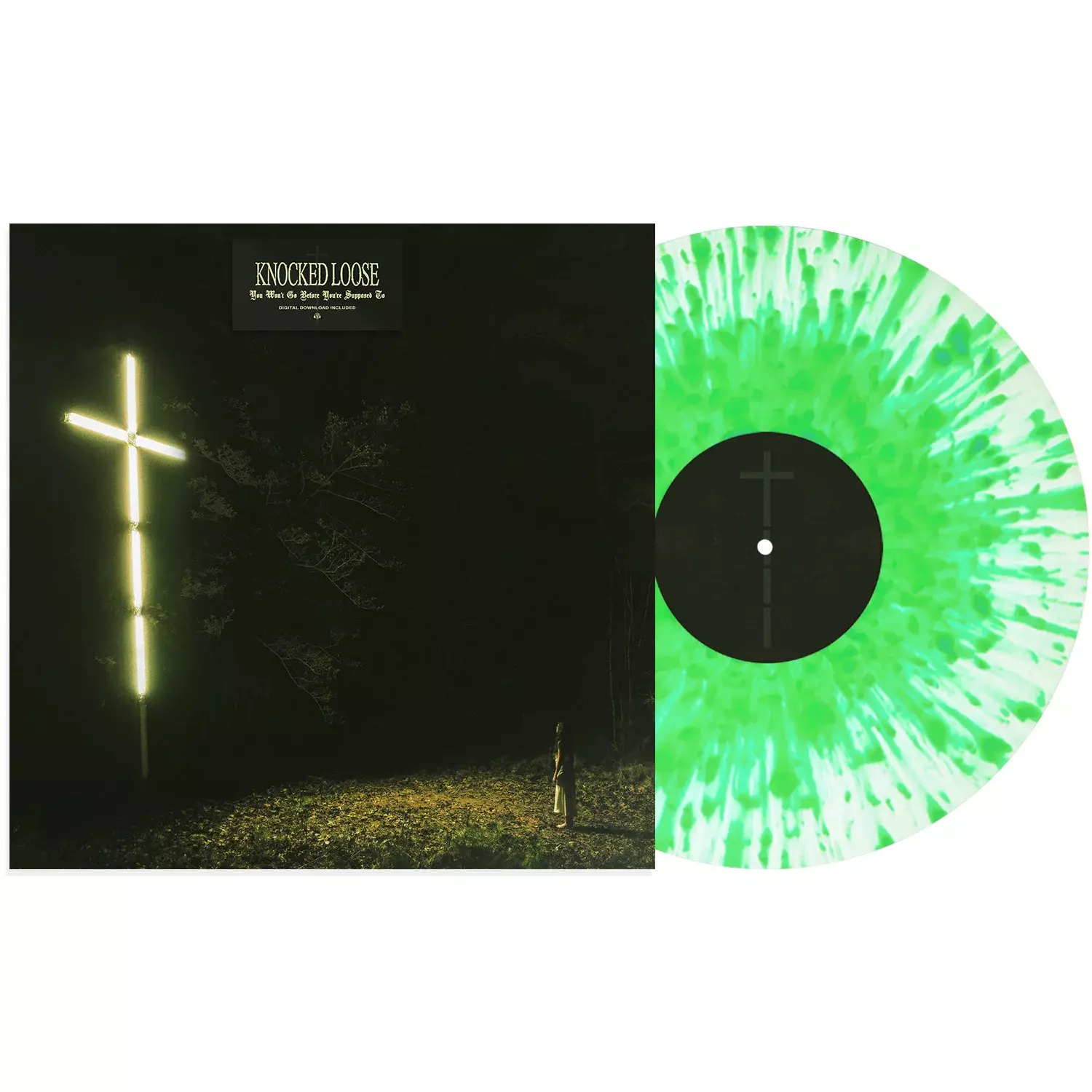 KNOCKED LOOSE - You Won't Go Before You're Supposed To · CLEAR/MINT SPLATTER LP (Melodic Hardcore Vinyl)