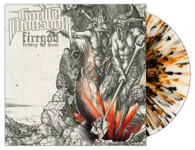 GORILLA MONSOON - Firegod - Feeding The Beast · SPLATTER LP GORILLA MONSOON - Firegod - Feeding The Beast · SPLATTER LP (Stoner Rock Vinyl)