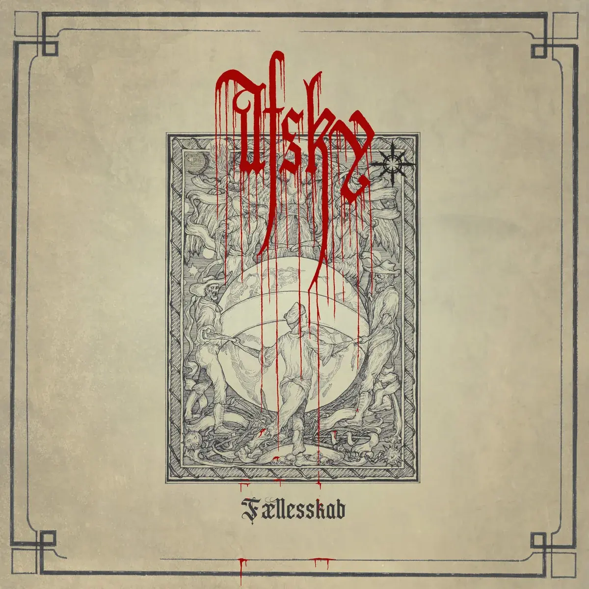 AFSKY · Fællesskab (Re-Release) | RED LP (Black Metal Vinyl) · Bild 1