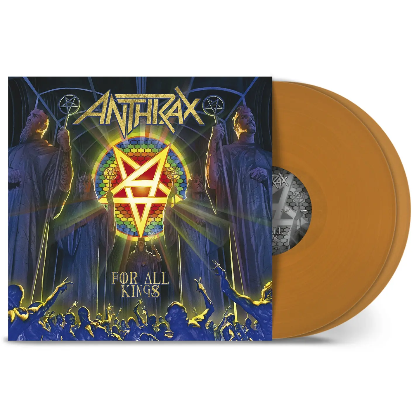 ANTHRAX - For All Kings · TRANSPARENT ORANGE 2LP (Thrash Metal Vinyl)