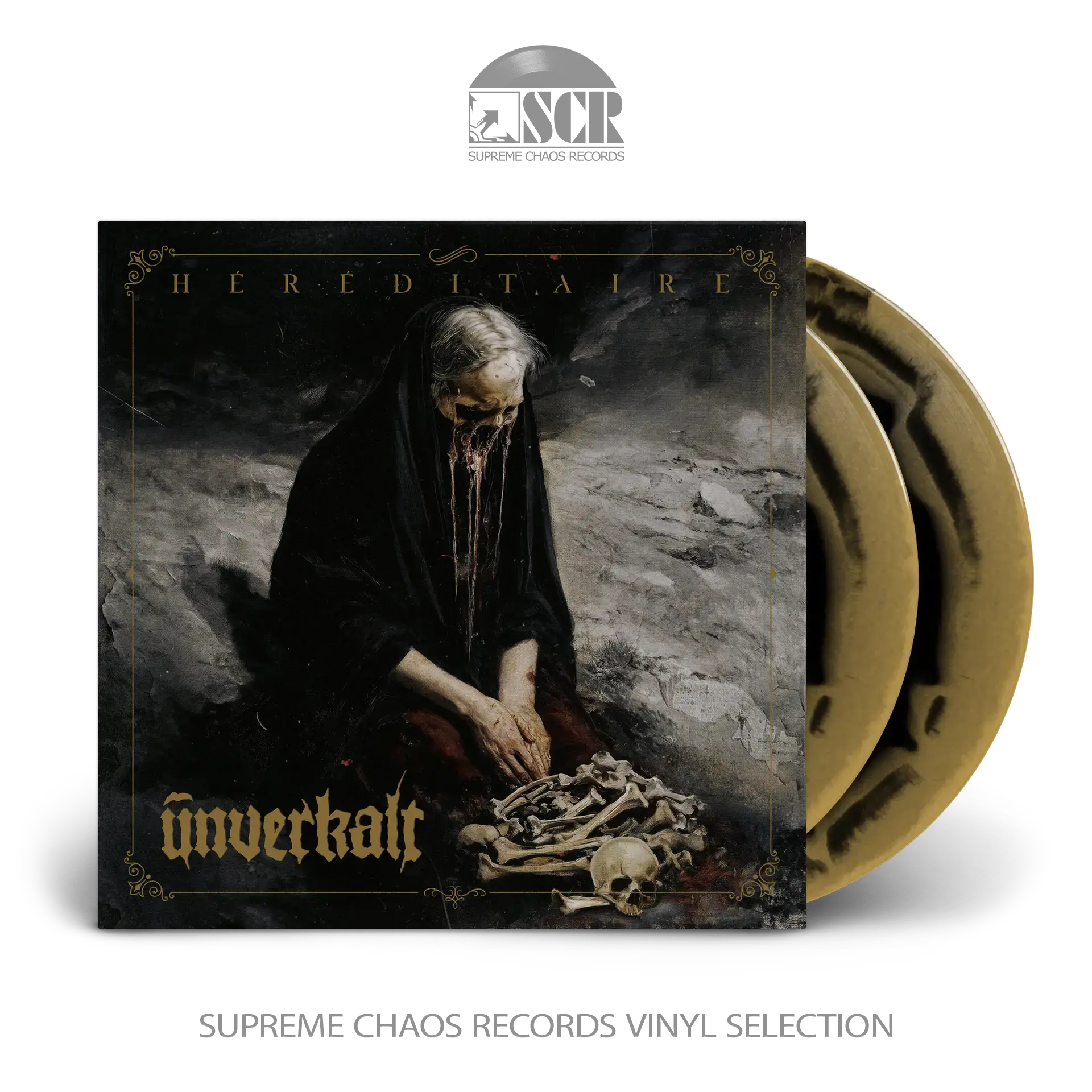 UNVERKALT · Héréditaire | SUNBURST 2LP (Post Metal Vinyl)