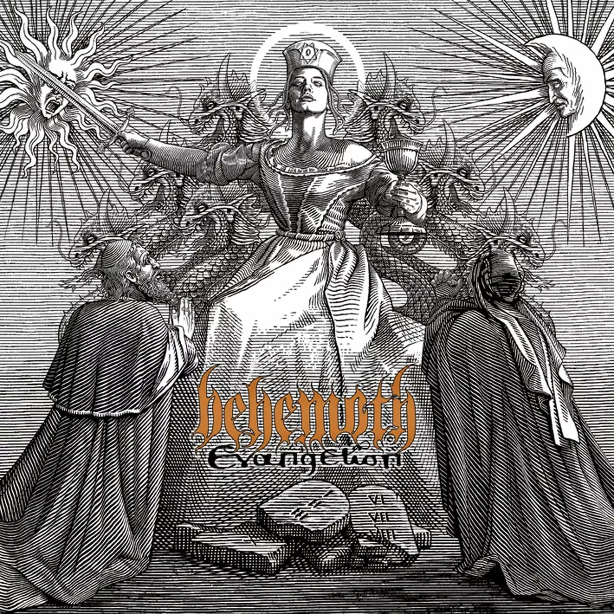 BEHEMOTH - Evangelion · TRANSPARENT RED LP (Blackened Death Metal Vinyl) · Bild 1