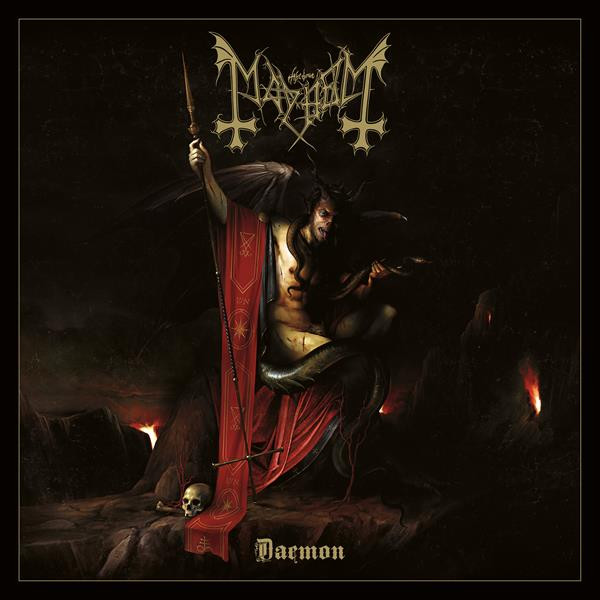 MAYHEM - Daemon · ORANGE/BLACK LP (Black Metal Vinyl) · Bild 1