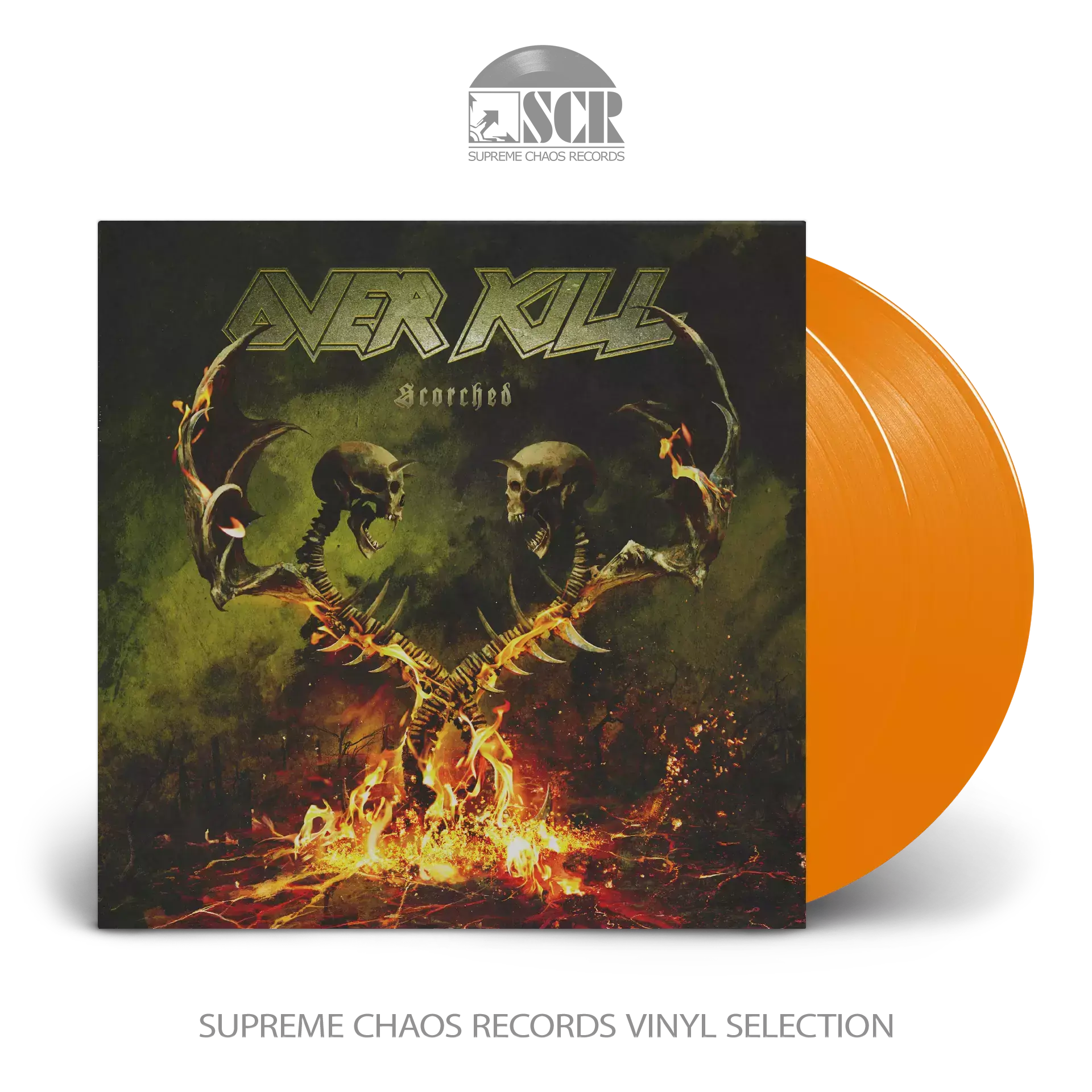 OVERKILL - Scorched · ORANGE DLP (Thrash Metal Vinyl)