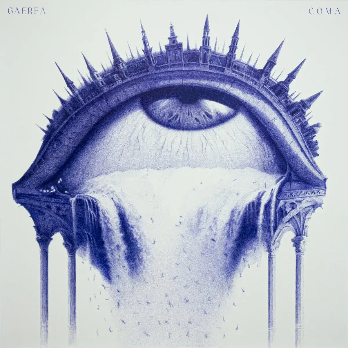 GAEREA · Coma | CLEAR/WHITE LP (Black Metal Vinyl) · Bild 1