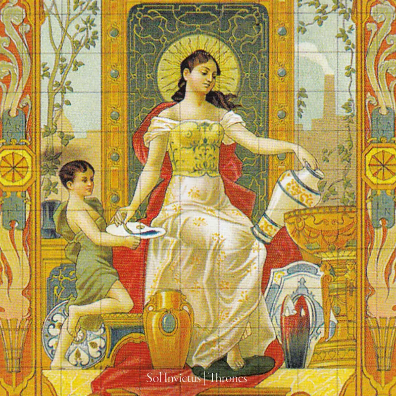 SOL INVICTUS - Thrones · BLACK VINYL · Bild 1 SOL INVICTUS - Thrones · BLACK VINYL (Neofolk Vinyl) · Bild 1