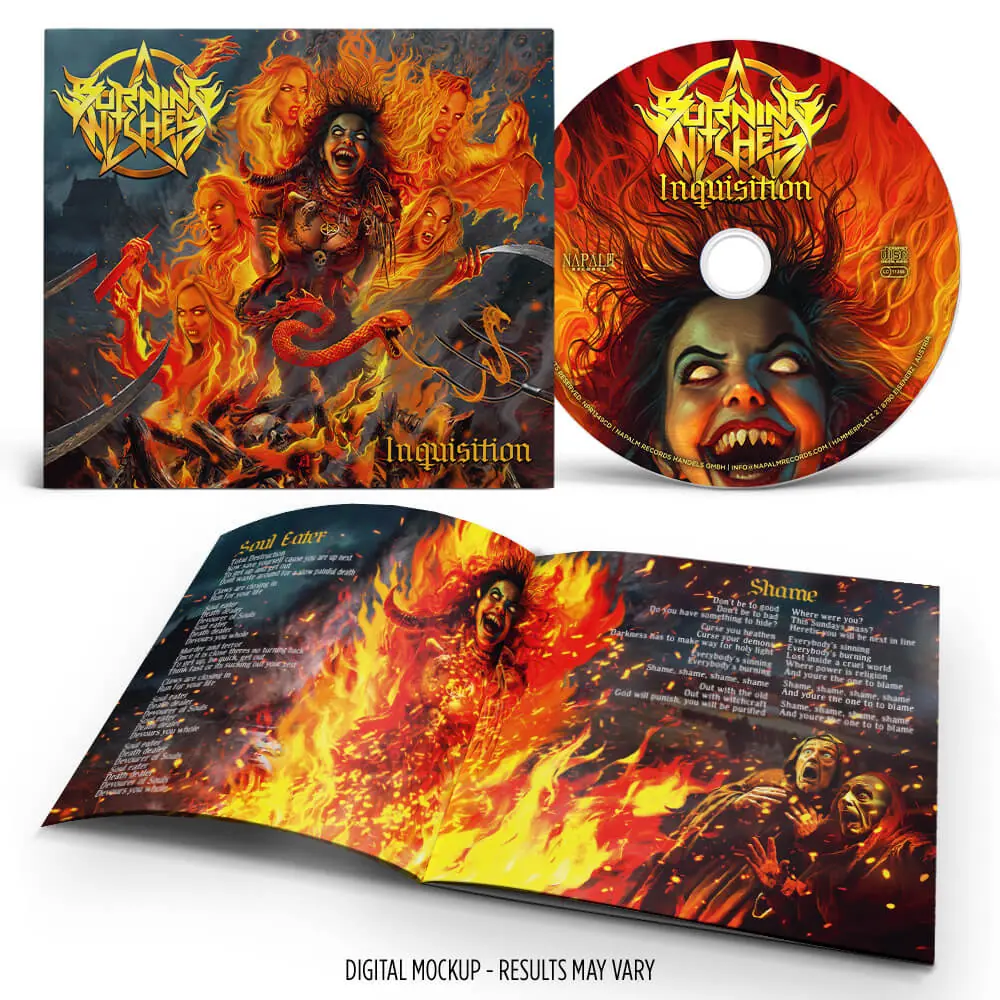 BURNING WITCHES - Inquisition · DIGIPAK CD · Bild 2 BURNING WITCHES - Inquisition · DIGIPAK CD (Thrash Metal/Heavy Metal CDs) · Bild 2