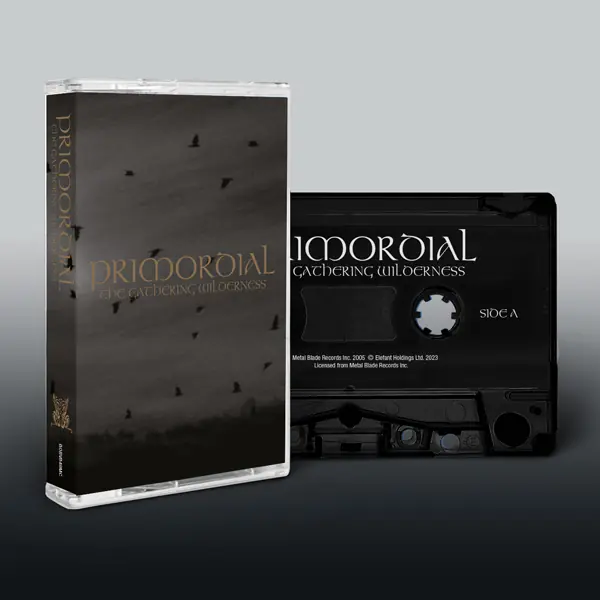 PRIMORDIAL - The Gathering Wilderness · BLACK TAPE PRIMORDIAL - The Gathering Wilderness · BLACK TAPE (Black Metal Tapes)