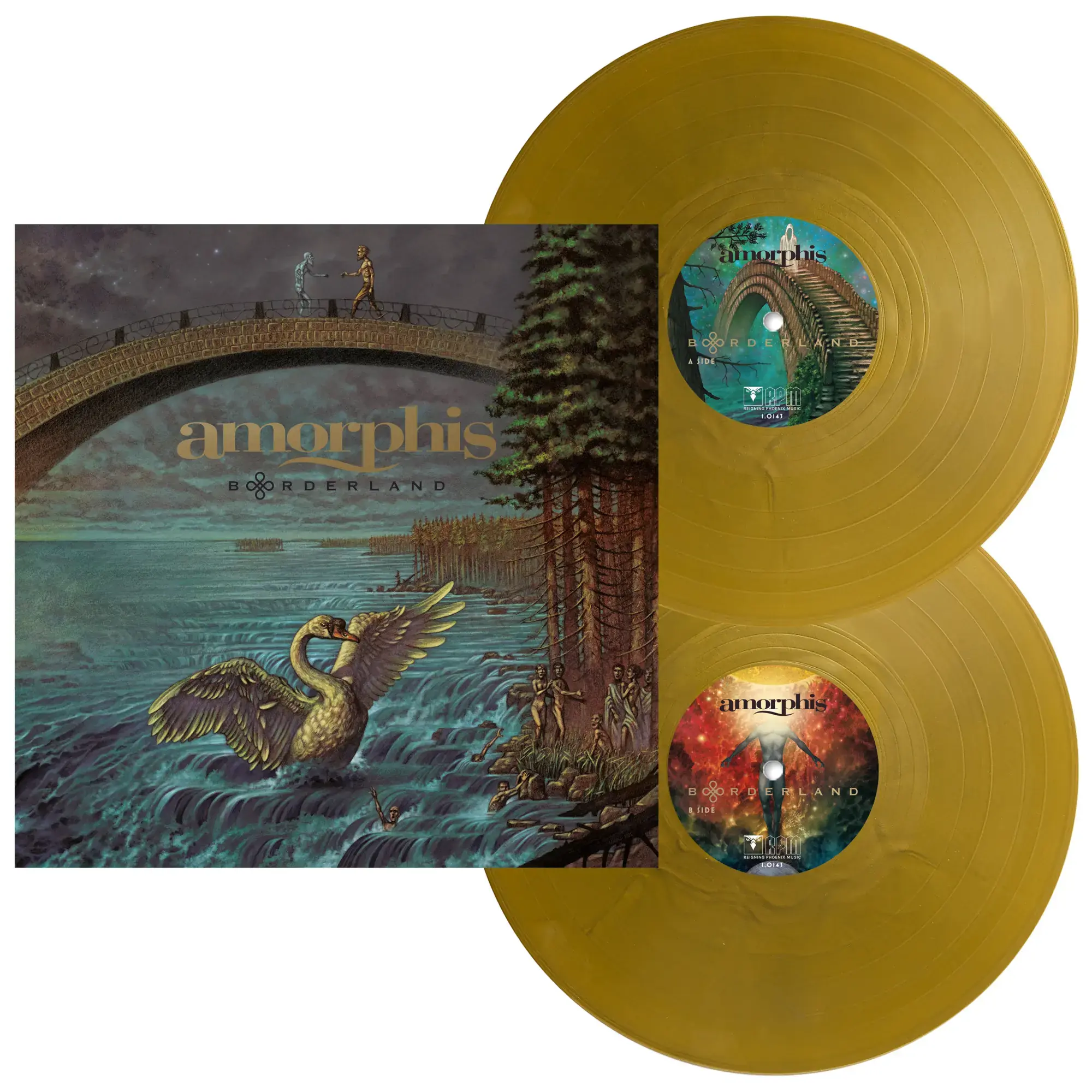 AMORPHIS - Borderland · GOLD 2LP AMORPHIS - Borderland · GOLD 2LP (Heavy Metal/Gothic Metal/Death Metal Vinyl)