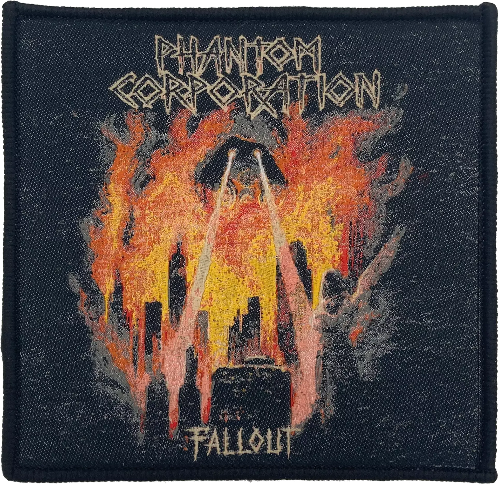 PHANTOM CORPORATION - Fallout Cover Patch · PATCH PHANTOM CORPORATION - Fallout Cover Patch · PATCH (D-Beat/Crust/Thrash Metal/Death Metal Others)
