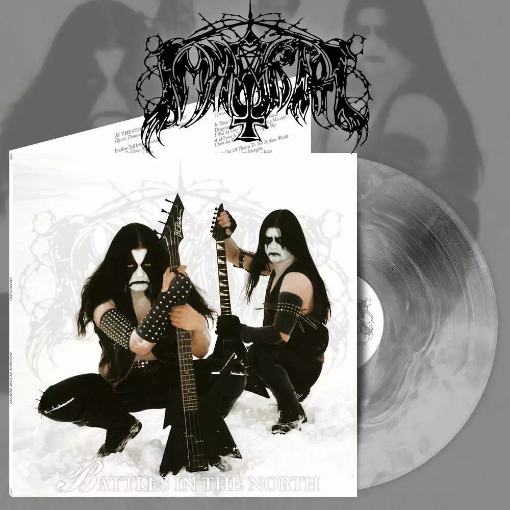 IMMORTAL - Battles In The North · WHITE GALAXY LP (Extreme Metal Vinyl)