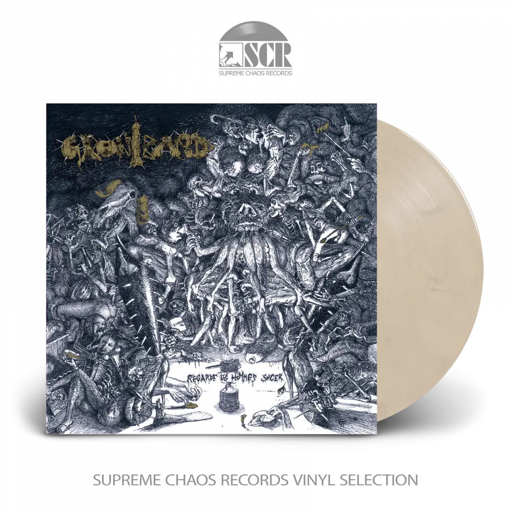 GRONIBARD - Regarde Les Hommes Sucer · CLEAR/BLACK LP (Death Metal Vinyl)