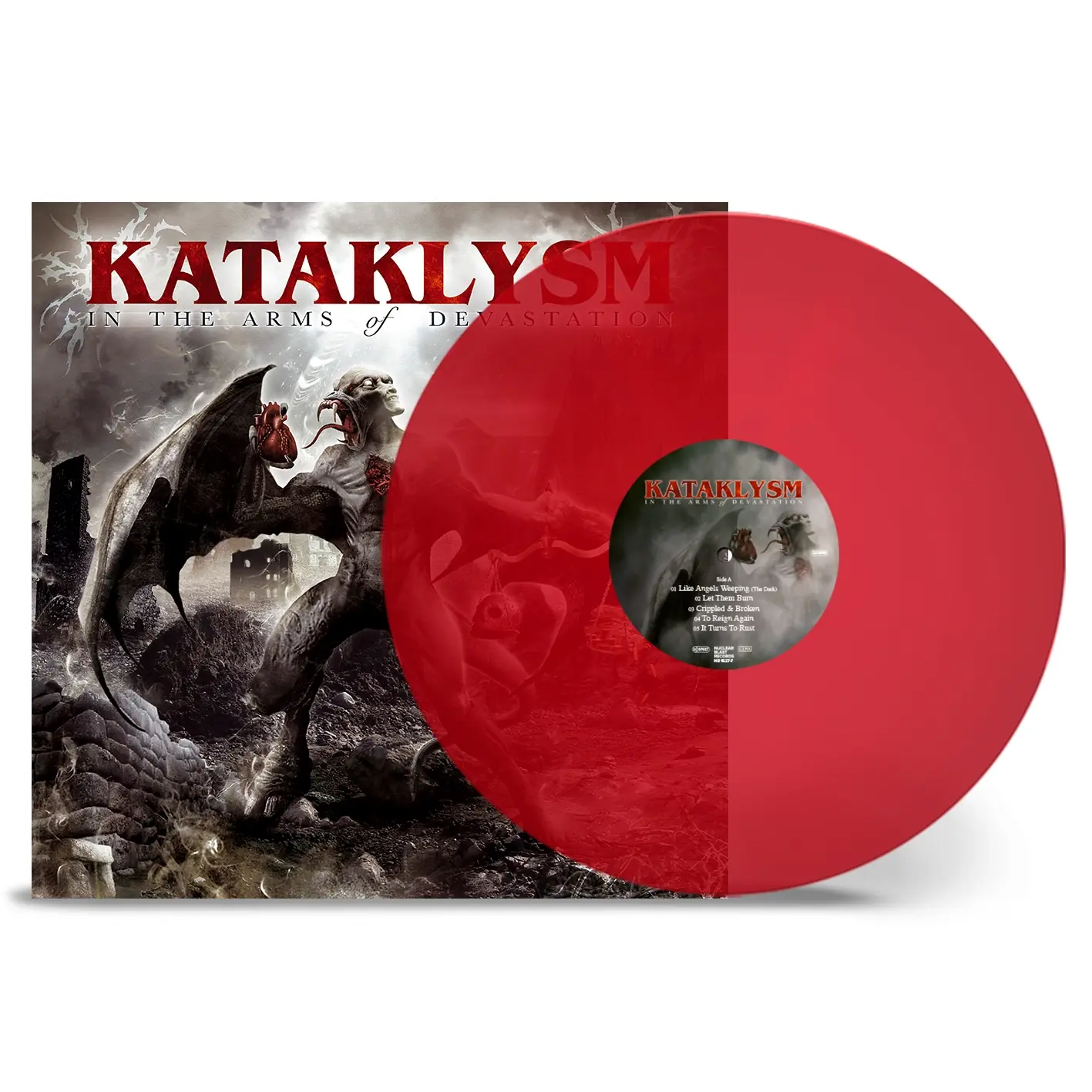KATAKLYSM · Into The Arms Of Devastation | TRANSPARENT RED LP KATAKLYSM · Into The Arms Of Devastation | TRANSPARENT RED LP (Death Metal Vinyl)