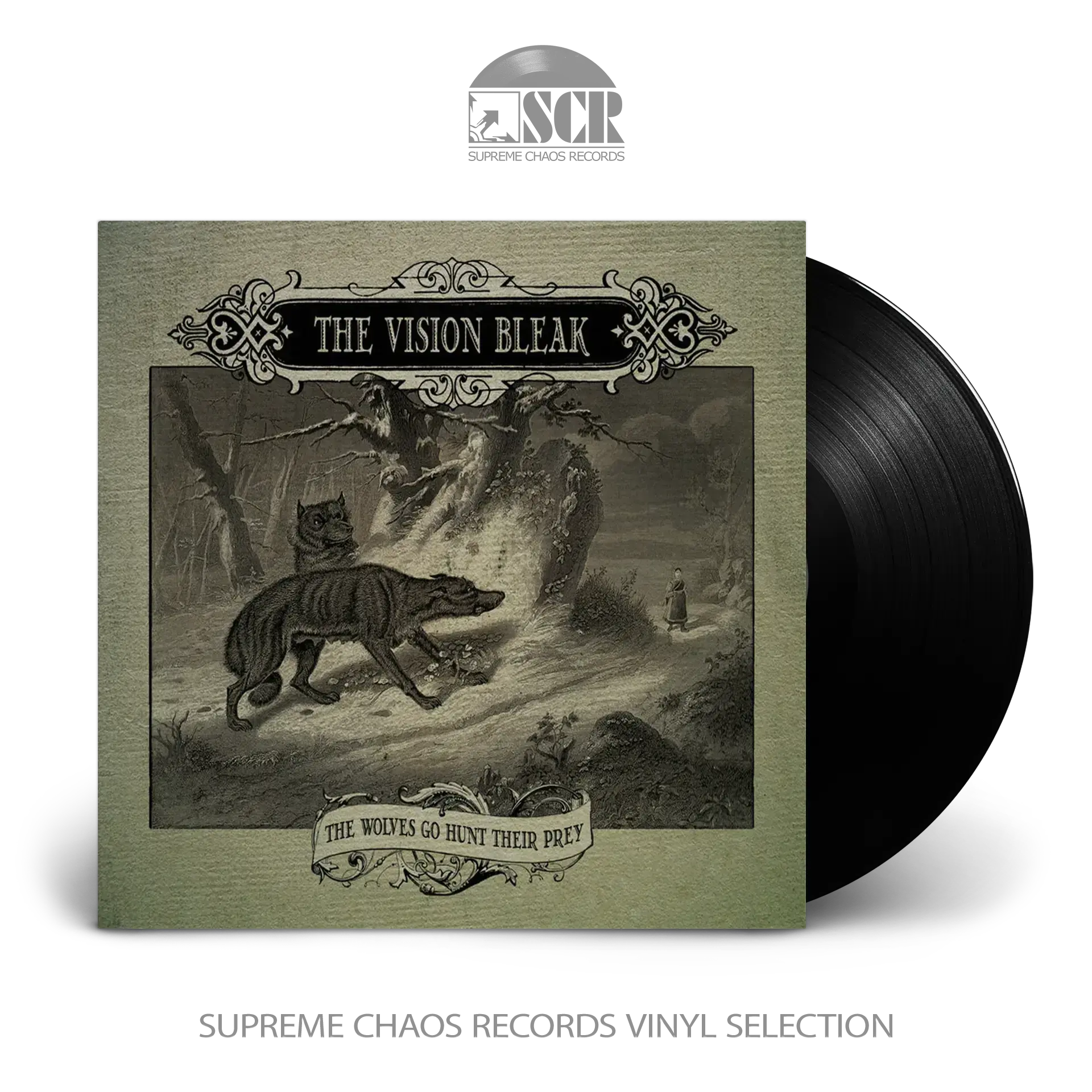 THE VISION BLEAK - The Wolves Go Hunt Their Prey · BLACK LP