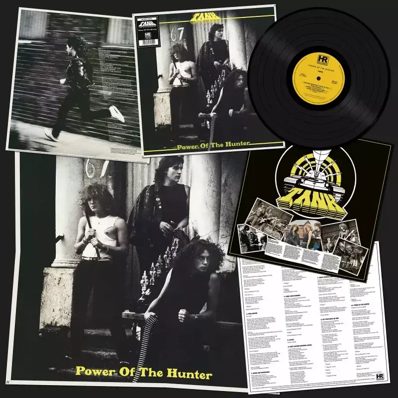 TANK · Power of the Hunter (Regular Edition) | BLACK LP TANK · Power of the Hunter (Regular Edition) | BLACK LP (Heavy Metal Vinyl)