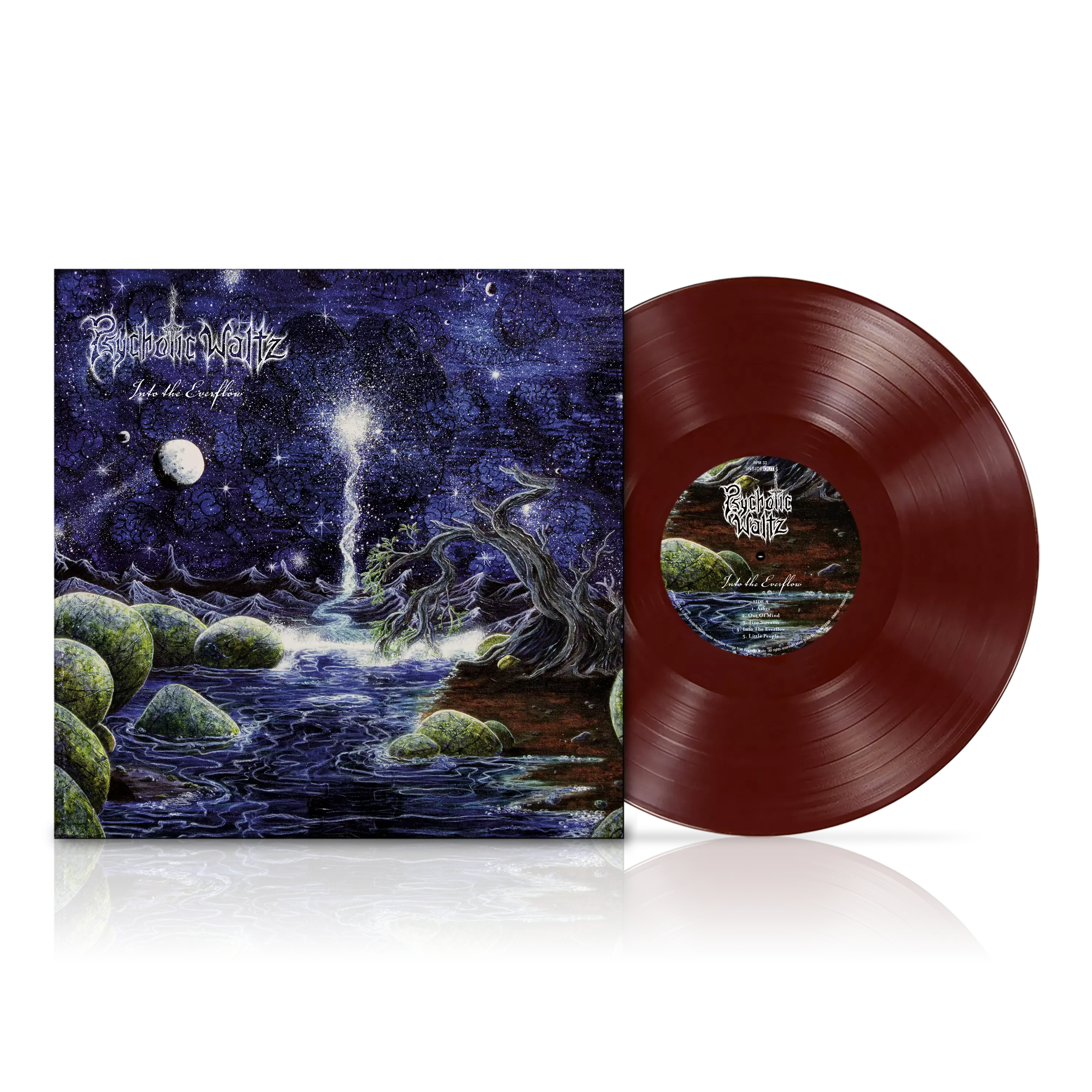 PSYCHOTIC WALTZ - Into The Everflow (Re-Issue 2024) · DEEP BLOOD RED LP (Progressive Metal Vinyl)