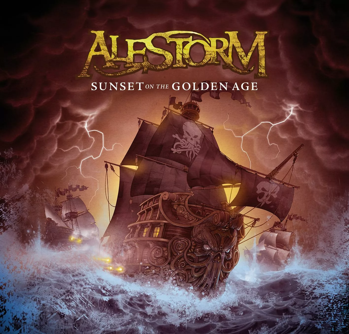 ALESTORM - Sunset On The Golden Age · BLACK 2LP (Pirate Metal Vinyl) · Bild 1