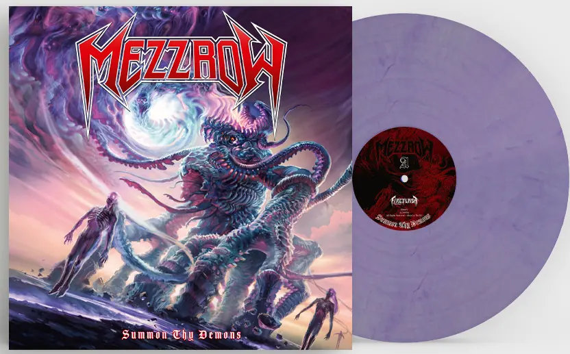 MEZZROW · Summon Thy Demons | CLEAR/PURPLE MARBLED LP MEZZROW · Summon Thy Demons | CLEAR/PURPLE MARBLED LP (Thrash Metal Vinyl)