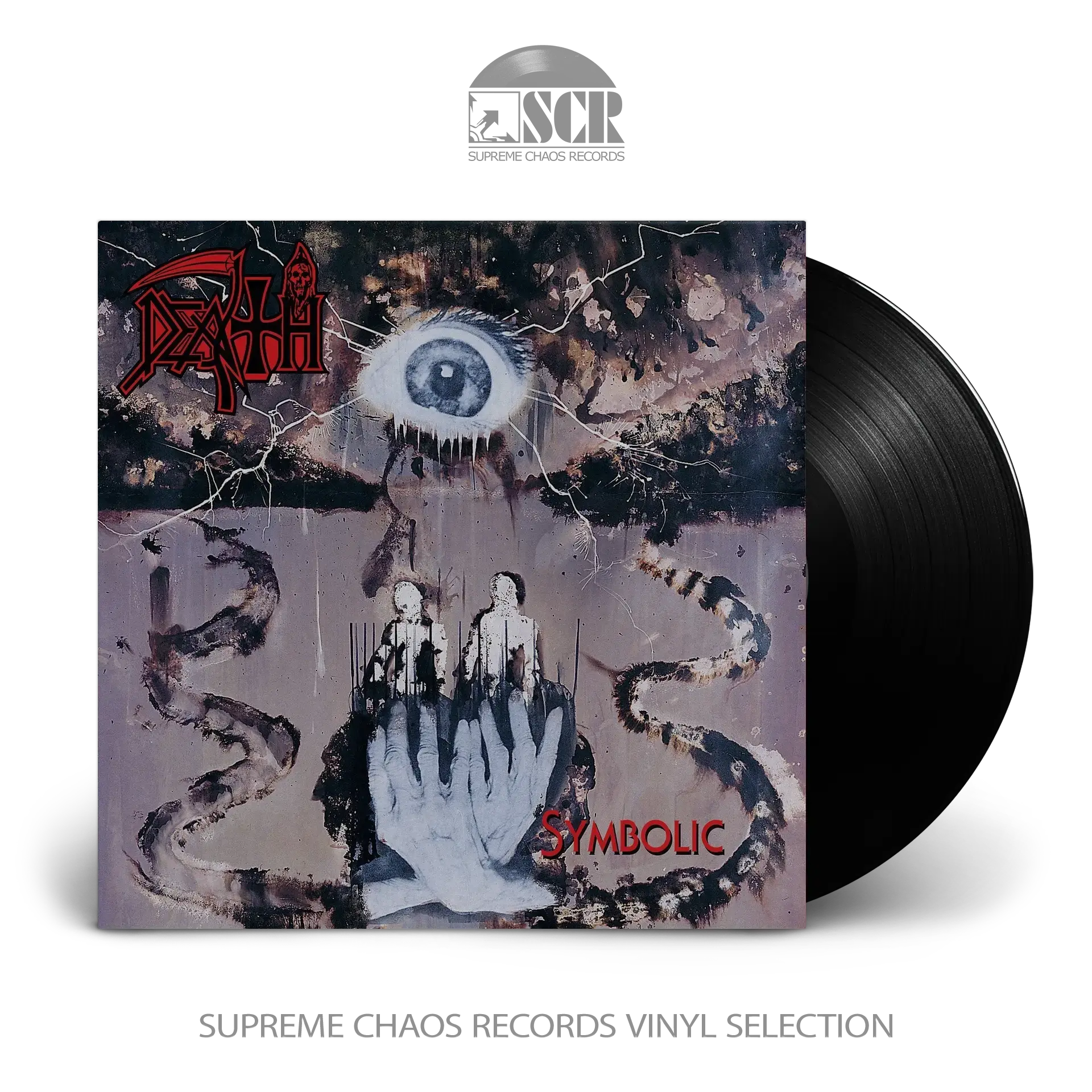 DEATH · Symbolic (Re-Release 2025) | BLACK LP DEATH · Symbolic (Re-Release 2025) | BLACK LP (Death Metal/Progressive Metal Vinyl)