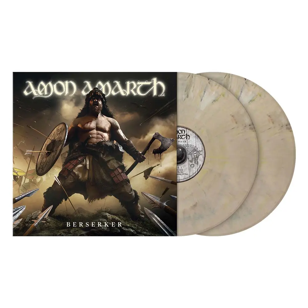 AMON AMARTH - Berserker · BEIGE MARBLED DLP