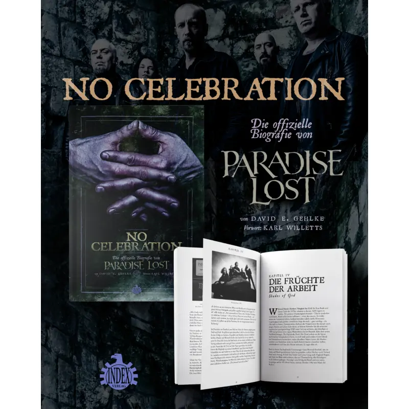 DAVID E. GEHLKE · No Celebration - Die Offizielle Biografie Von Paradise Lost (German Edition) | BOOK · Bild 2 DAVID E. GEHLKE · No Celebration - Die Offizielle Biografie Von Paradise Lost (German Edition) | BOOK (Gothic Metal/Doom Metal/Death Metal Books) · Bild 2