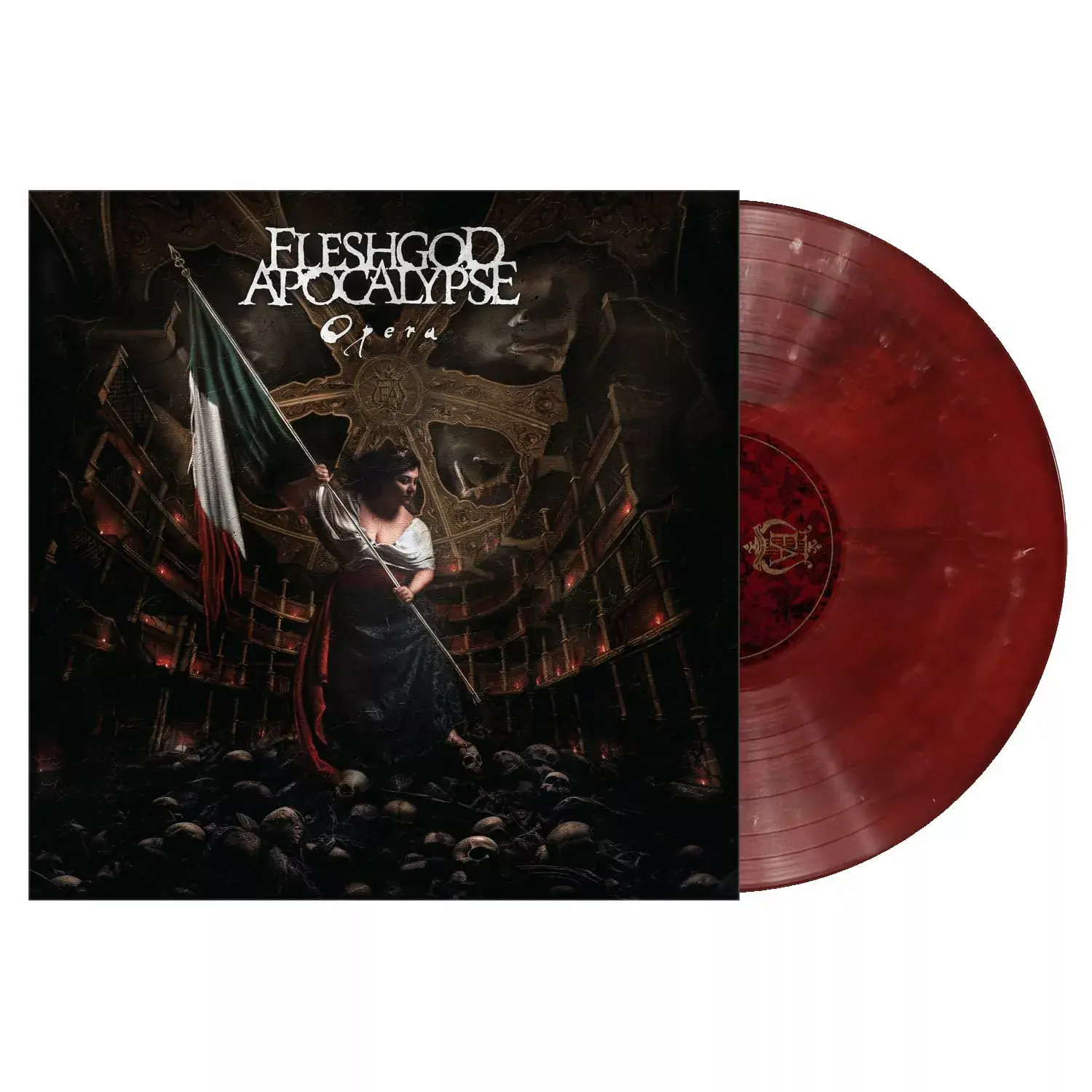 FLESHGOD APOCALYPSE - Opera · RED MARBLED LP FLESHGOD APOCALYPSE - Opera · RED MARBLED LP (Technical Death Metal Vinyl)