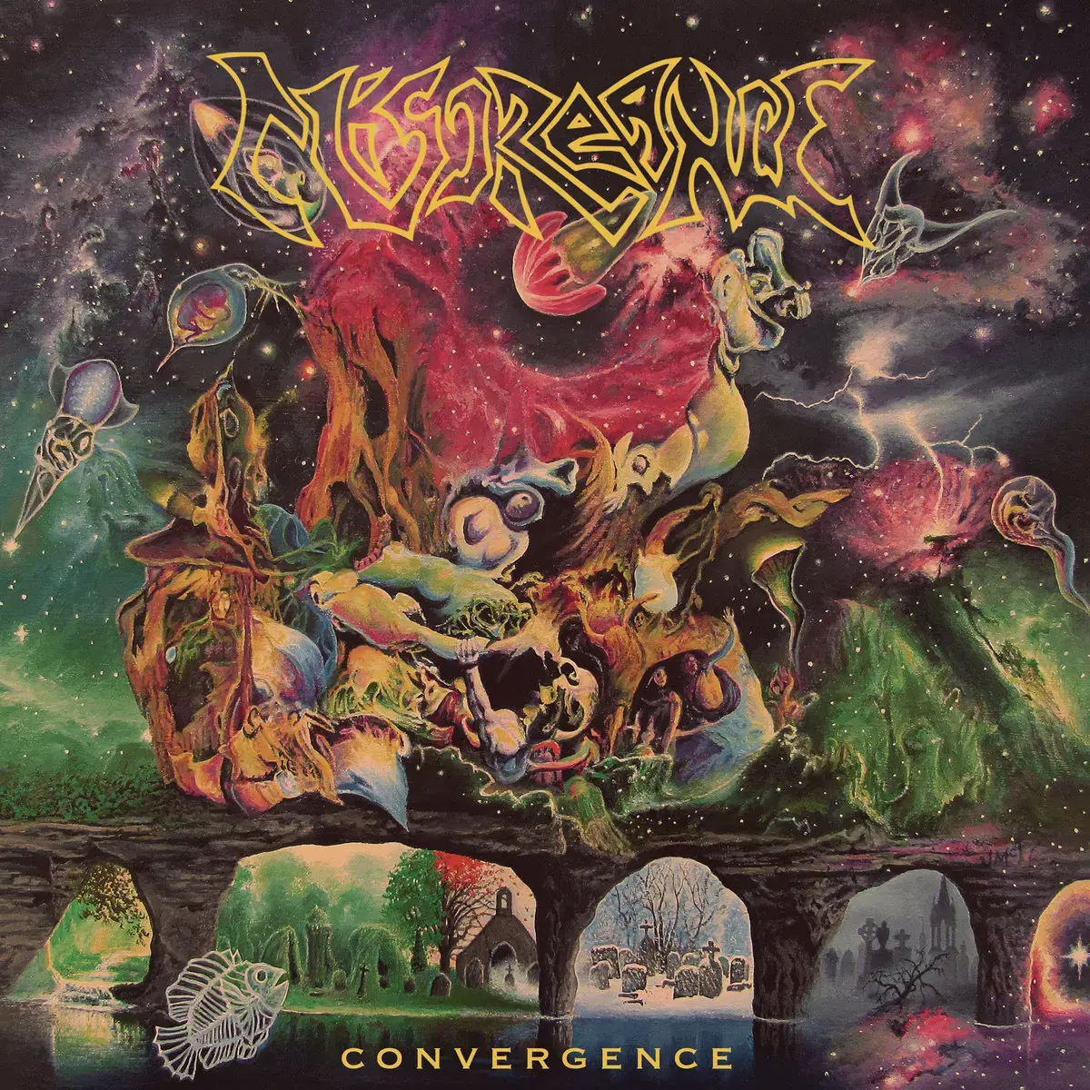 MISCREANCE · Convergence | YELLOW LP · Bild 1 MISCREANCE · Convergence | YELLOW LP (Death Metal Vinyl) · Bild 1