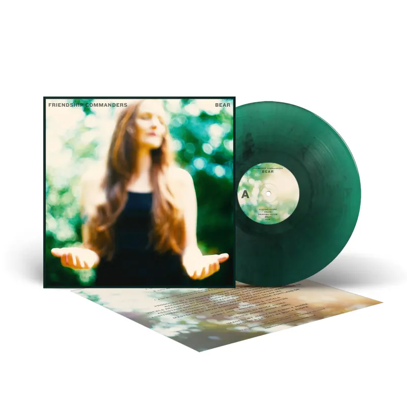 FRIENDSHIP COMMANDERS - Bear · GREEN/BLACK MARBLED LP (Sludge/Doom Metal/Heavy Metal Vinyl)