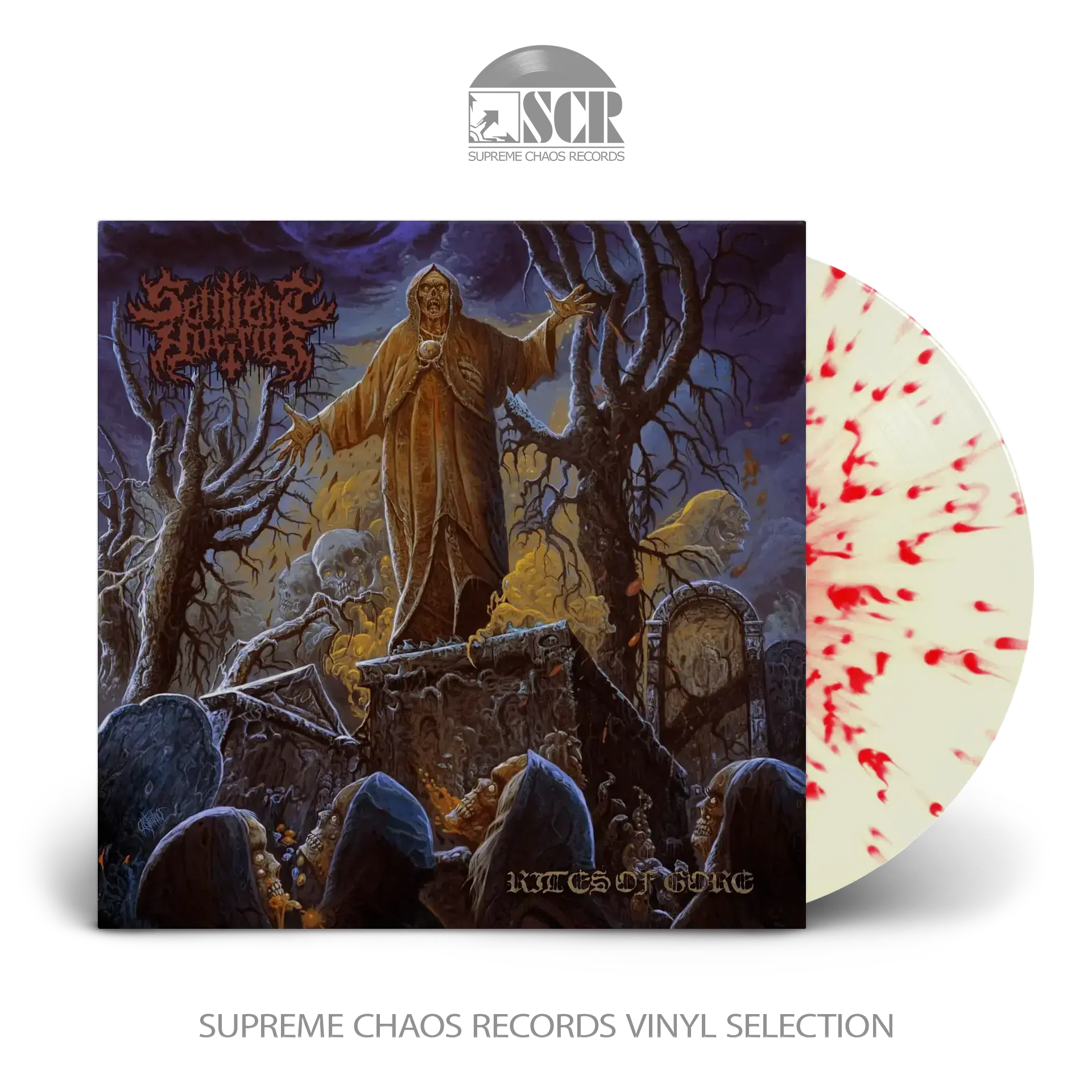 SENTIENT HORROR - Rites Of Gore · RED/CLEAR LP (Death Metal Vinyl)