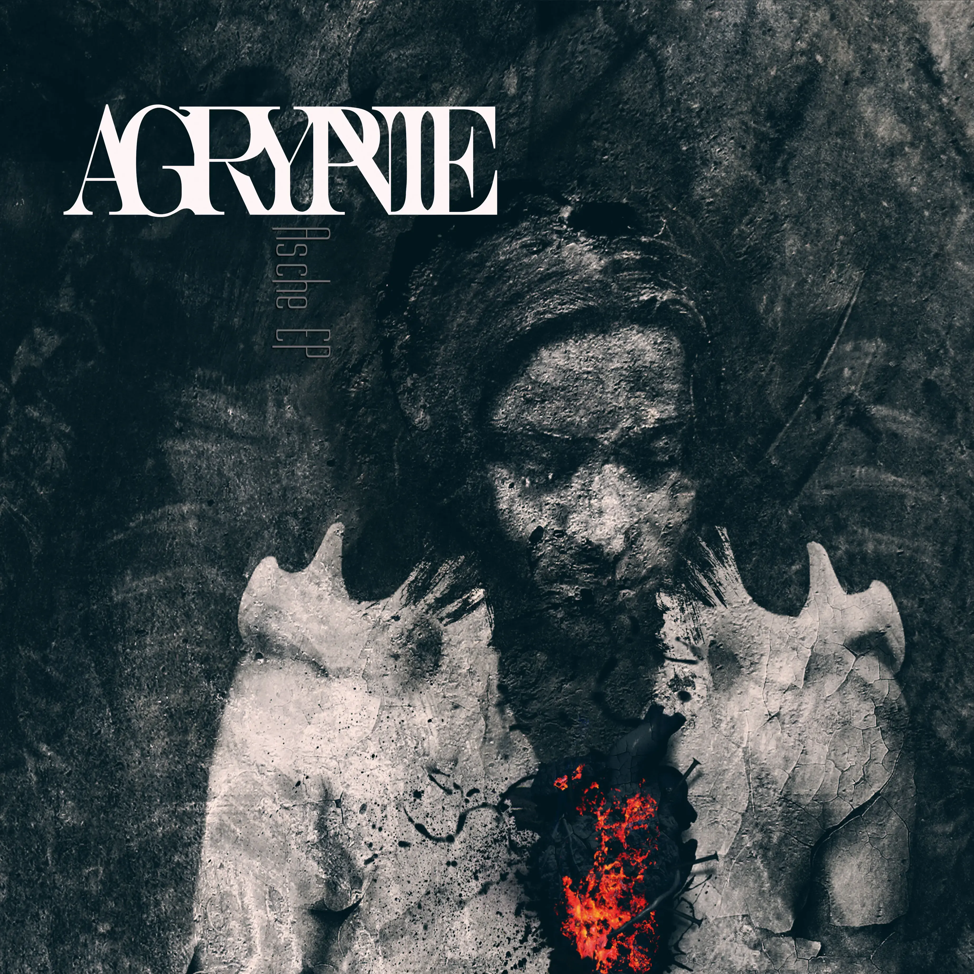 AGRYPNIE - Asche EP · CLEAR LP (Black Metal Vinyl) · Bild 1