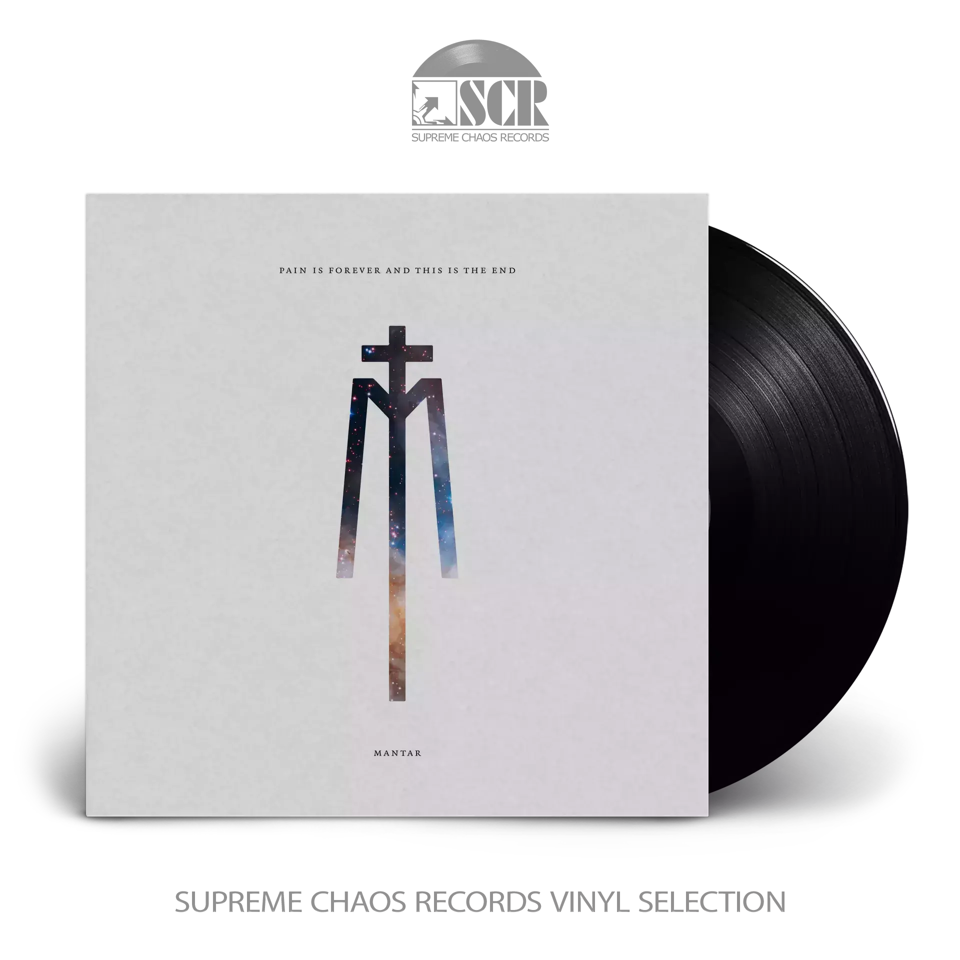 MANTAR - Pain Is Forever And This Is The End · BLACK LP MANTAR - Pain Is Forever And This Is The End · BLACK LP (Death Metal Vinyl)