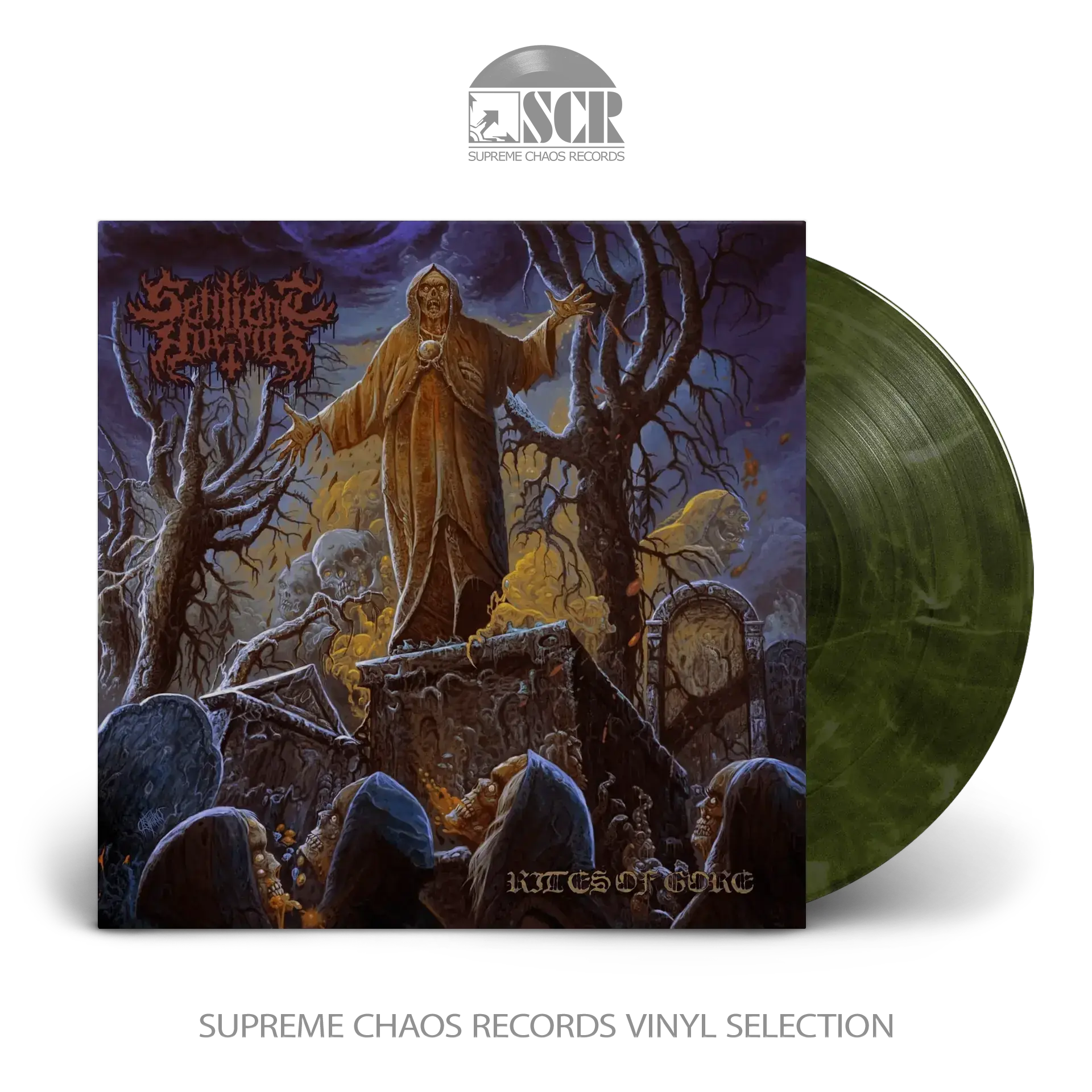 SENTIENT HORROR · Rites Of Gore | YELLOW/BLACK LP SENTIENT HORROR · Rites Of Gore | YELLOW/BLACK LP (Death Metal Vinyl)
