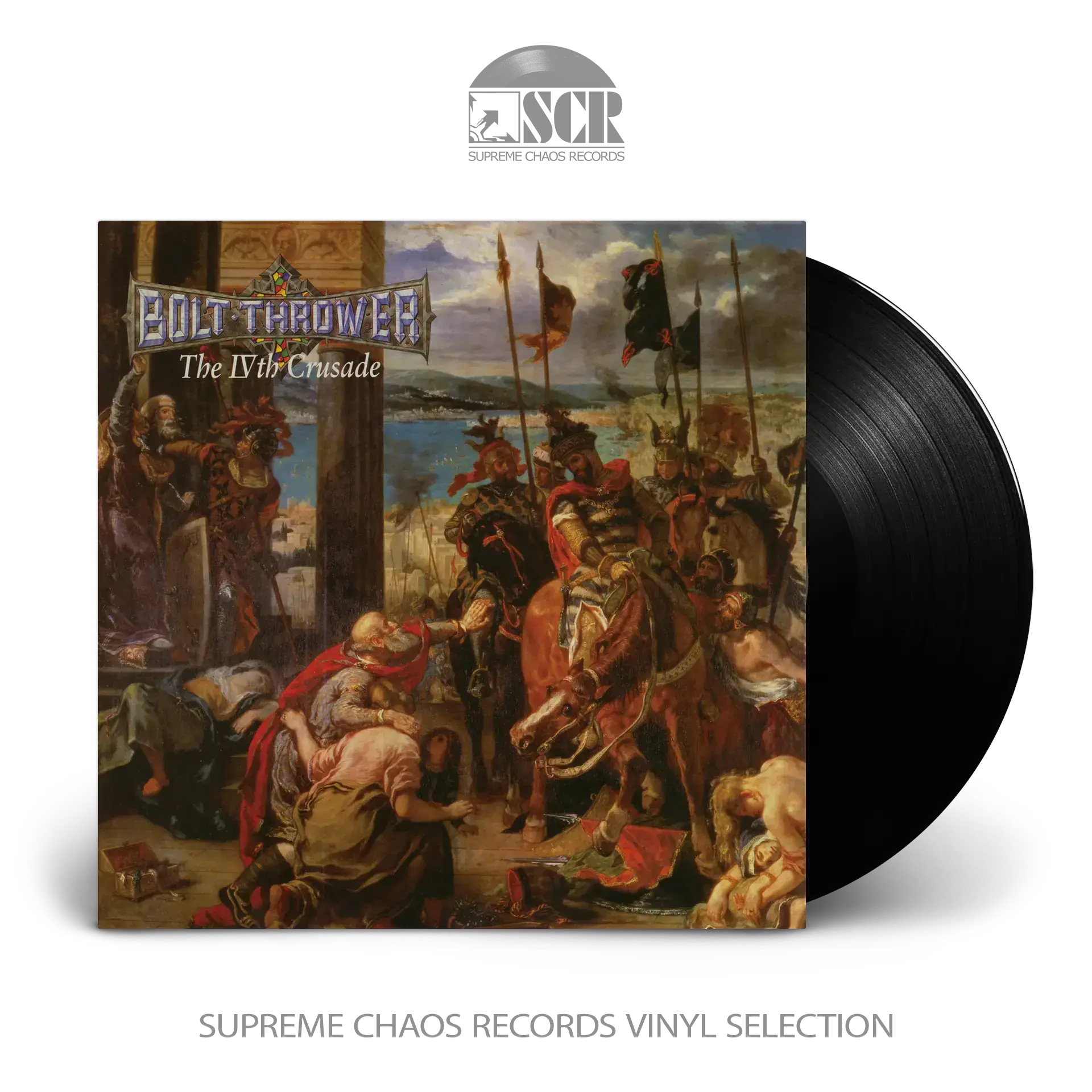 BOLT THROWER - The IVth Crusade (Re-Release FDR) · BLACK LP (Death Metal Vinyl)