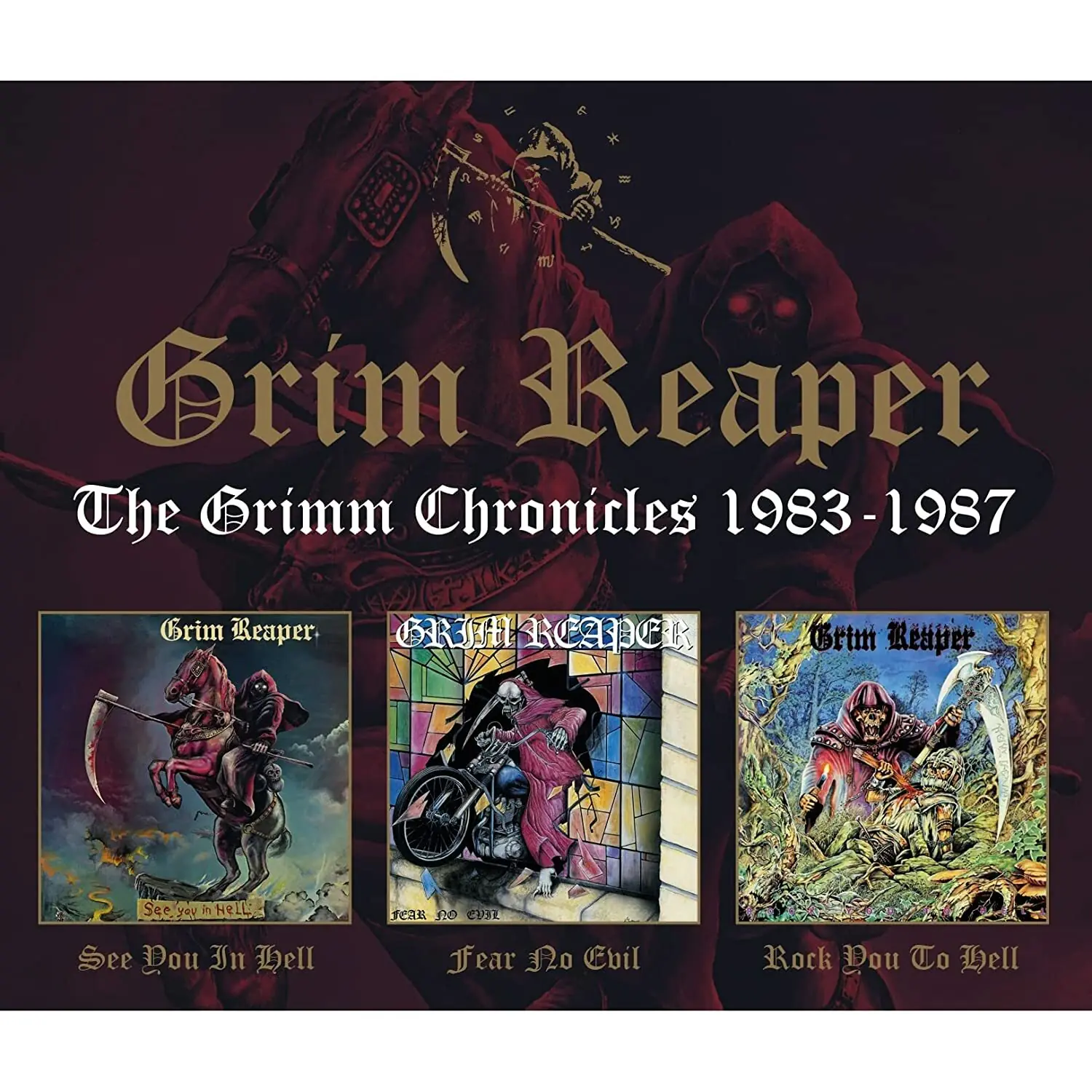 GRIM REAPER · The Grimm Chronicles 1983-1987 | 3CDBOXSET (Heavy Metal CDs)