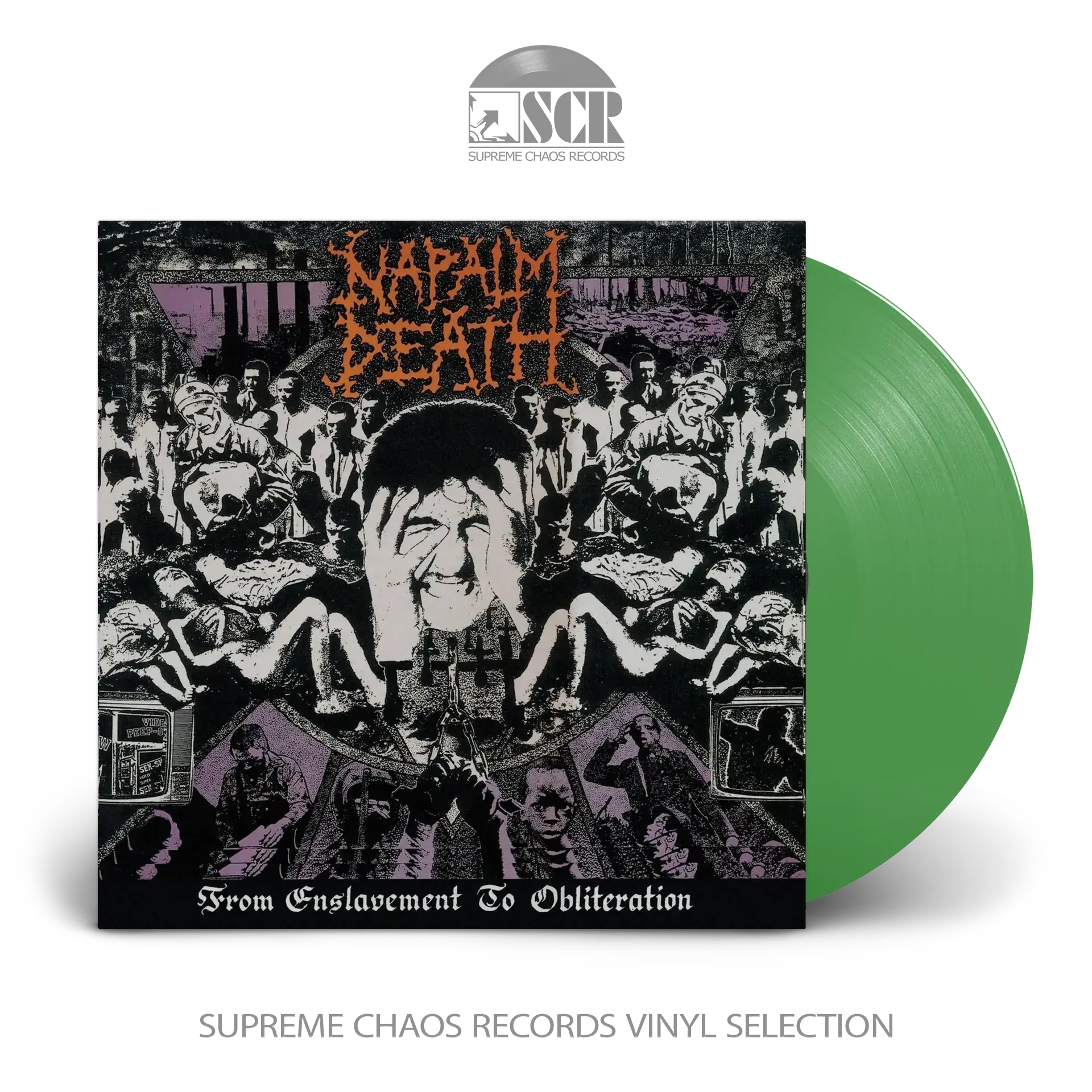 NAPALM DEATH - From Enslavement To Obliteration (FDR Remaster) · GREEN LP NAPALM DEATH - From Enslavement To Obliteration (FDR Remaster) · GREEN LP (Grindcore/Death Metal Vinyl)