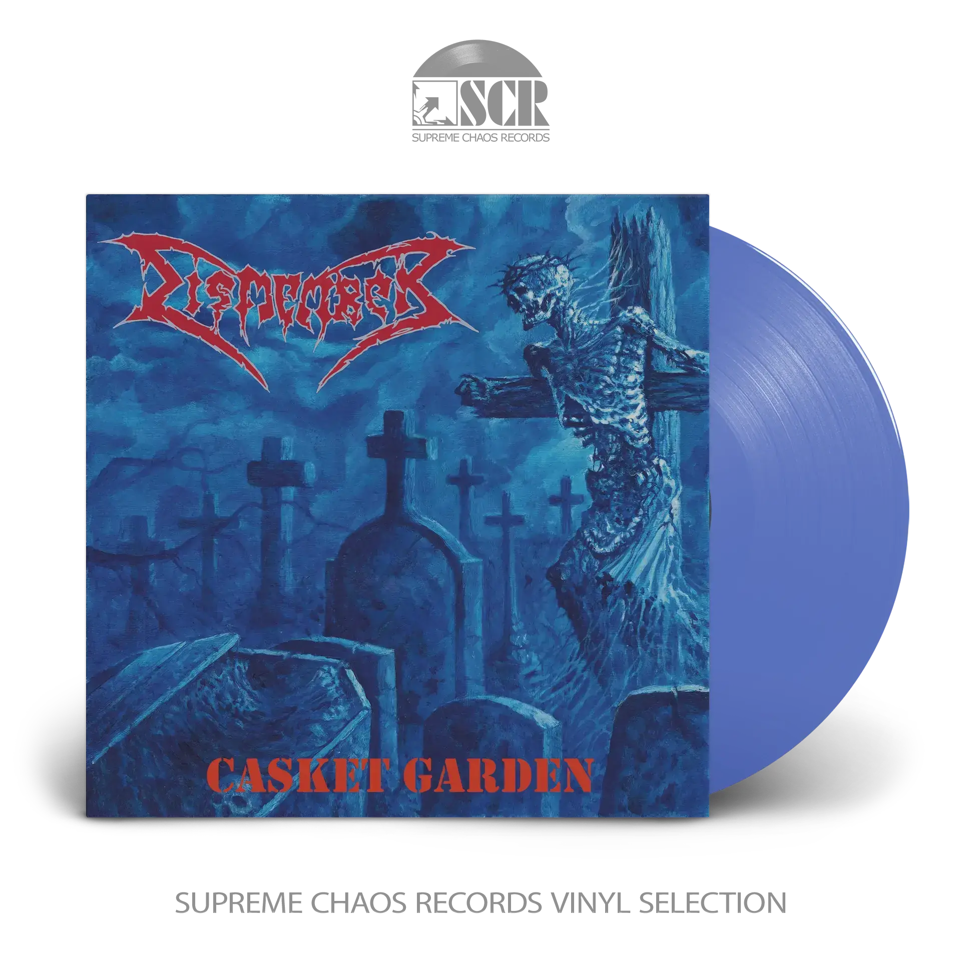 DISMEMBER - Casket Garden · BLUE 7" (Death Metal Vinyl)