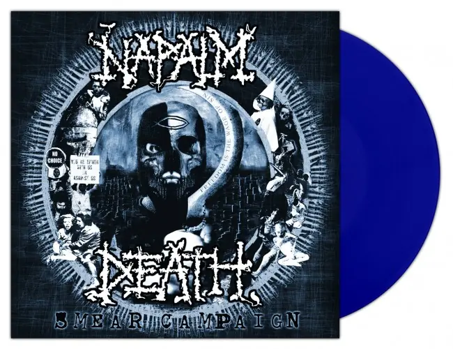 NAPALM DEATH - Smear Campaign · BLUE LP (Grindcore Vinyl)