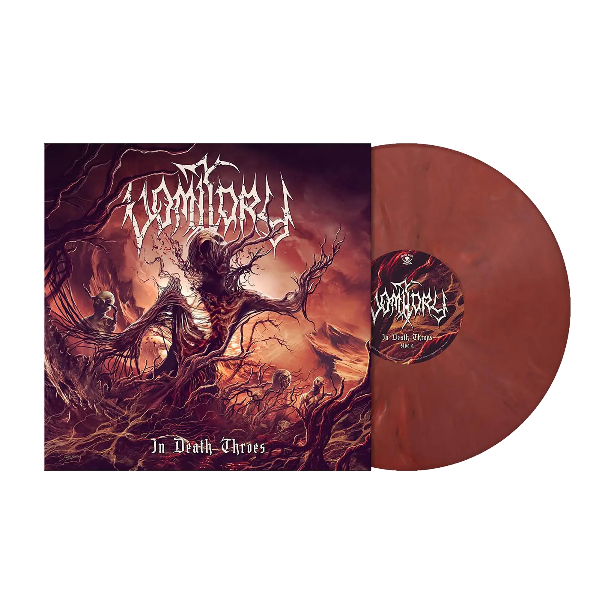 VOMITORY · In Death Throes | DARK ROSE MARBLED LP (Death Metal Vinyl)