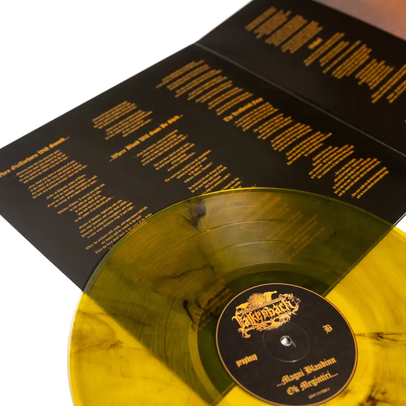 FALKENBACH - ...Magni Blandinn Ok Megintíri... · YELLOW/BLACK MARBLED LP (Black Metal/Folk Vinyl) · Bild 2