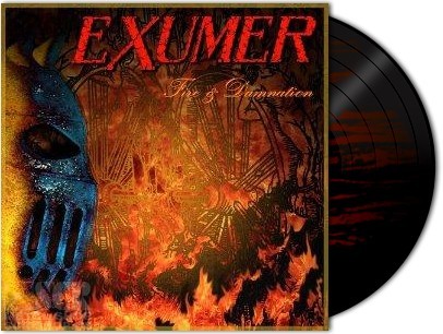 EXUMER - Fire & Damnation · ORANGE/BLACK LP EXUMER - Fire & Damnation · ORANGE/BLACK LP (Thrash Metal Vinyl)