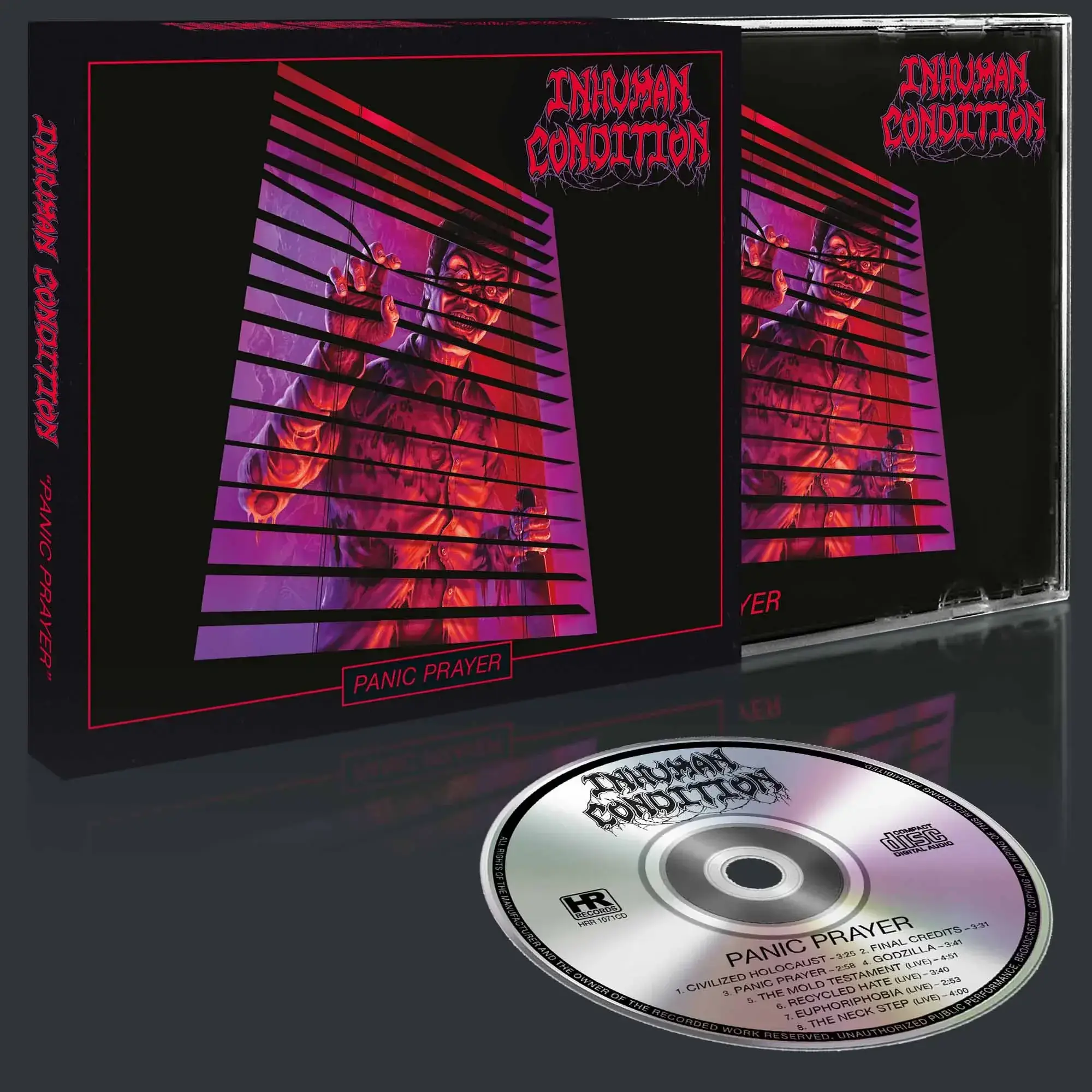 INHUMAN CONDITION · Panic Prayer | SLIPCASE CD (Death Metal/Thrash Metal CDs) · Bild 2