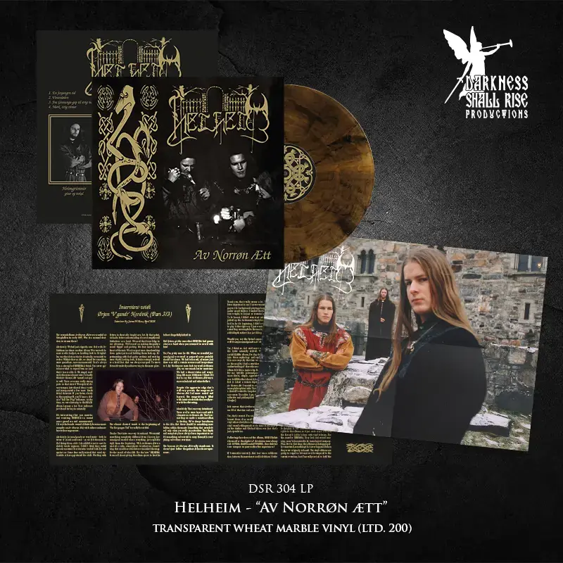 HELHEIM - Av norrøn ætt · WHEAT/BLACK LP (Black Metal/Viking Metal Vinyl) · Bild 2