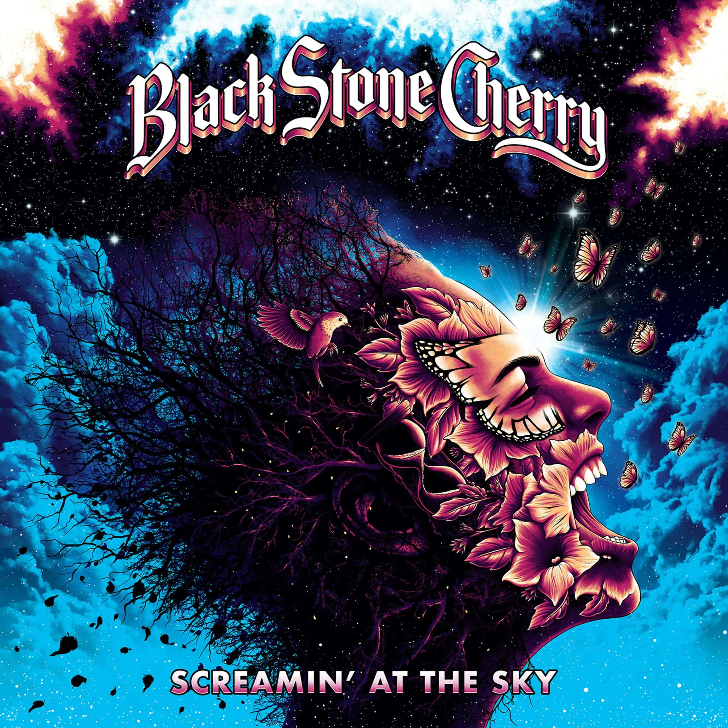 BLACK STONE CHERRY - Screamin' At The Sky · WHITE LP (Blues Rock Vinyl) · Bild 1